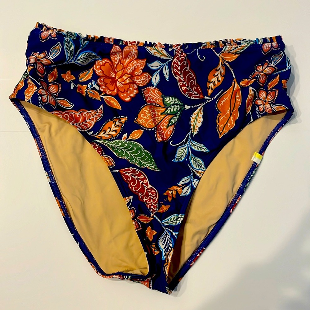 Summersalt Mini-Ruffle High Leg High Rise Bikini Bottom